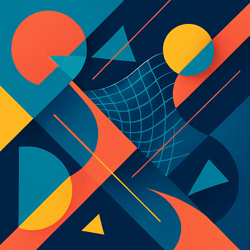 Ilustración abstracta de diseño gráfico