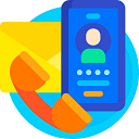 Icono de contacto abstracto